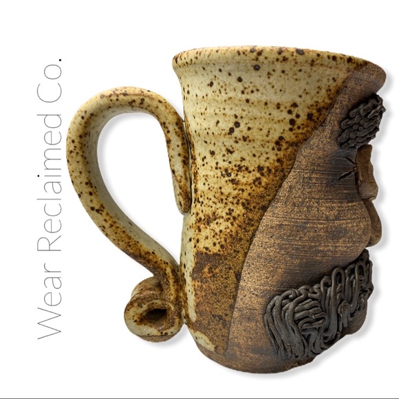 VINTAGE McGillivray Pottery Funny / Ugly Face Mug - Picture 4 of 10